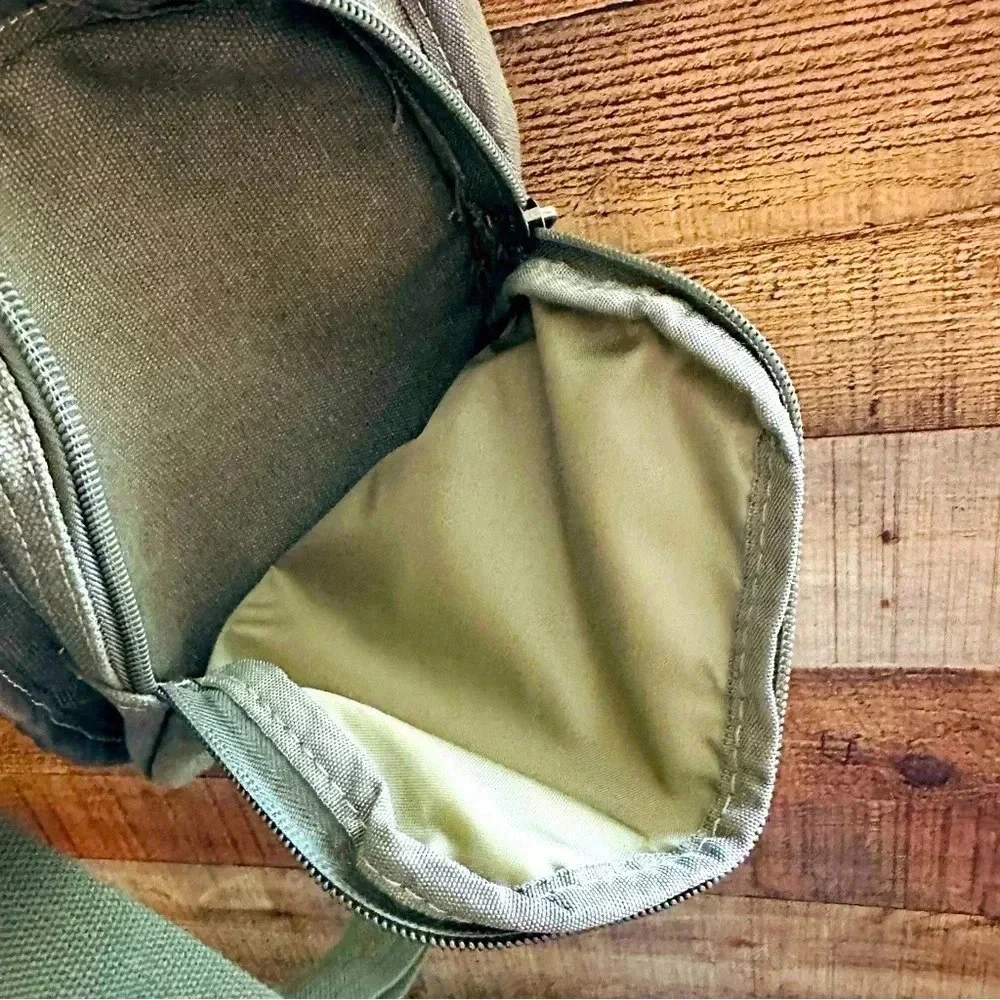 New Unisex Rare Vintage Y2K Diesel Distressed Crossbody Mulitpocket Military Bag